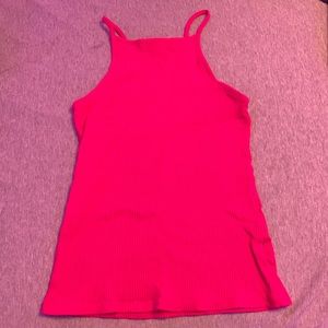 cute pink tank top